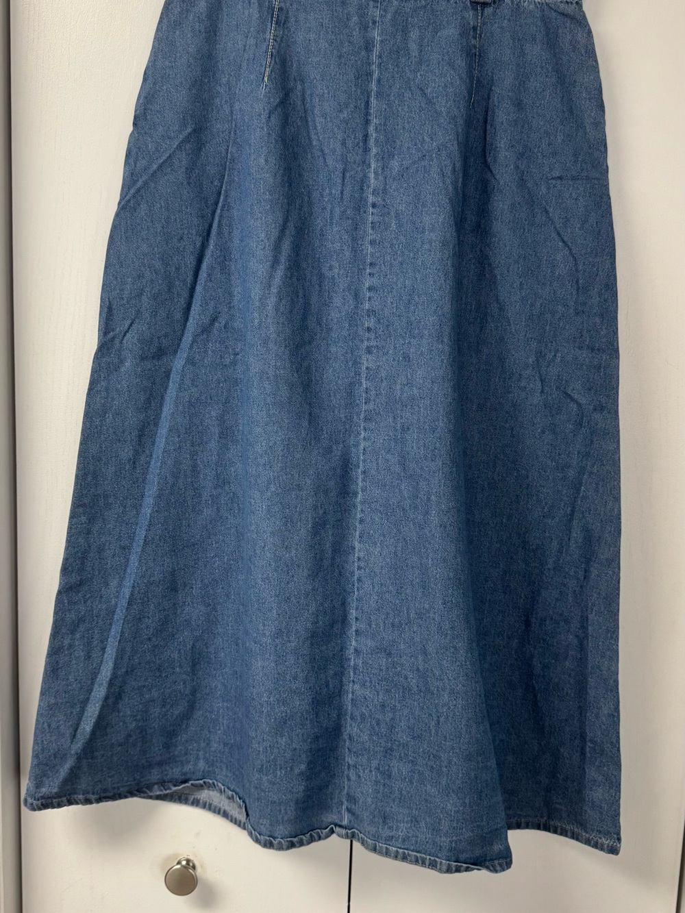 SEASONS SPORTSWEAR LONG JEANS SKIRT, size 12